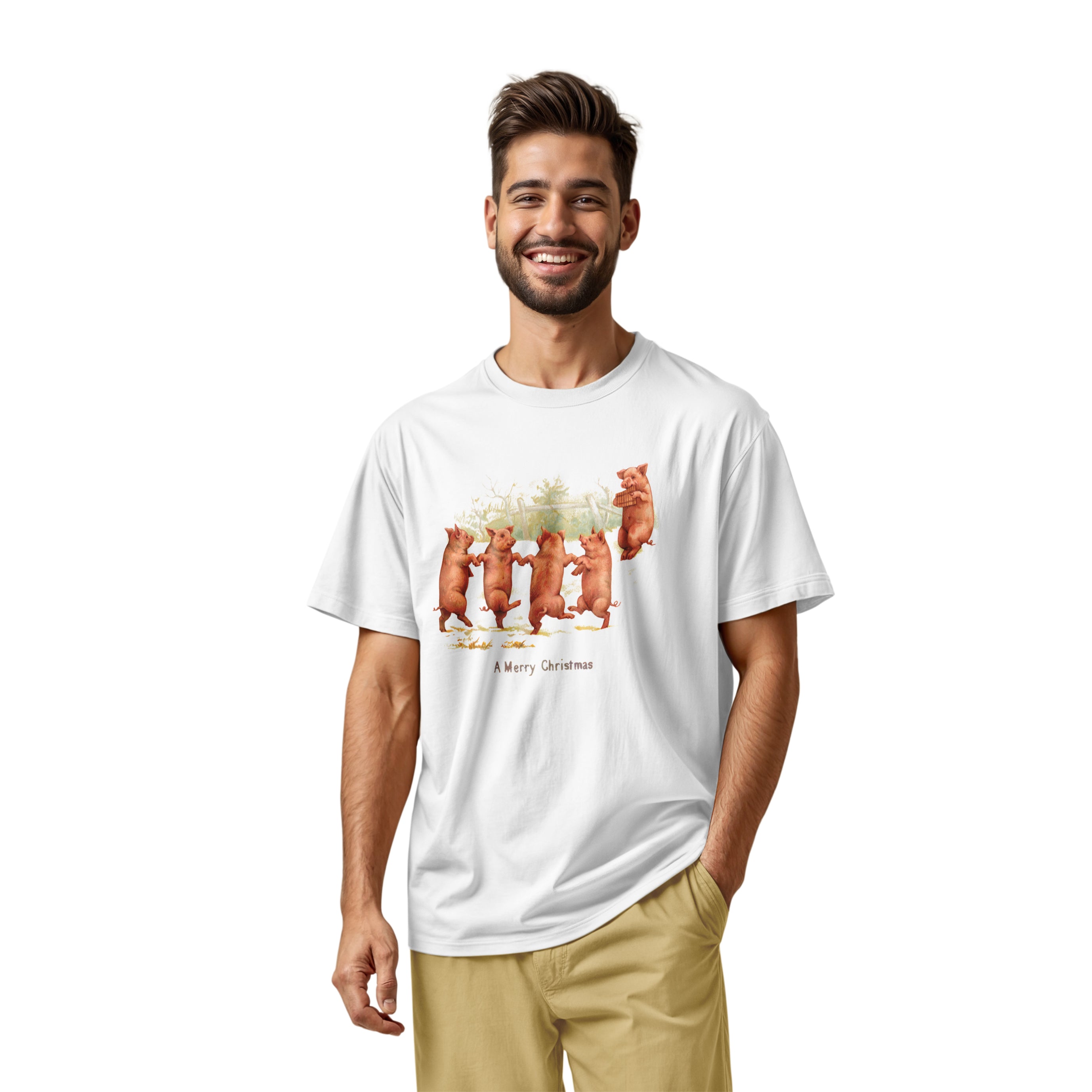 Christmas Dancing Pigs