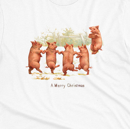 Christmas Dancing Pigs