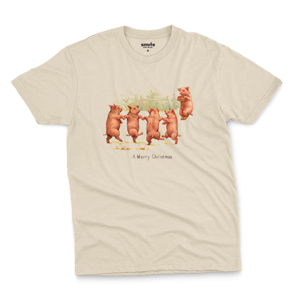 Christmas Dancing Pigs