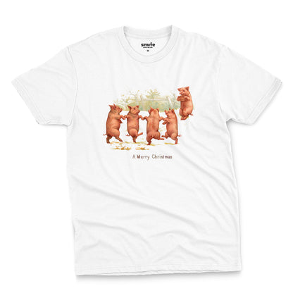 Christmas Dancing Pigs